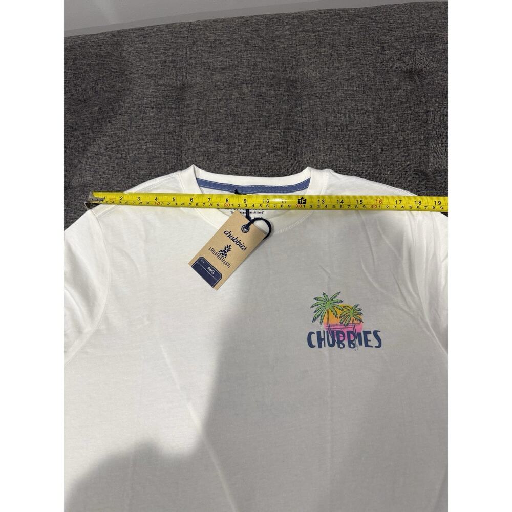 NWT Chubbies Men's Captain's License White Graphic TShirt Boat Vacation - Picture 12 of 14